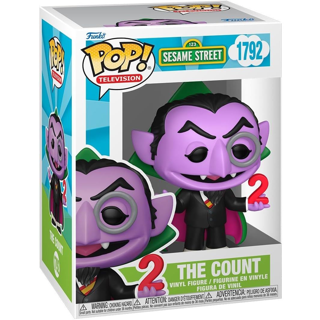 Funko Pop! Television: Sesame Street (1792) The Count - Vinyl Figure 9cm