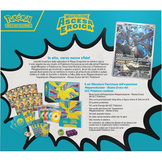Pokémon: Set Allenatore Fuoriclasse Megaevoluzione - Ascesa Eroica GCC (Edizione Italiana)