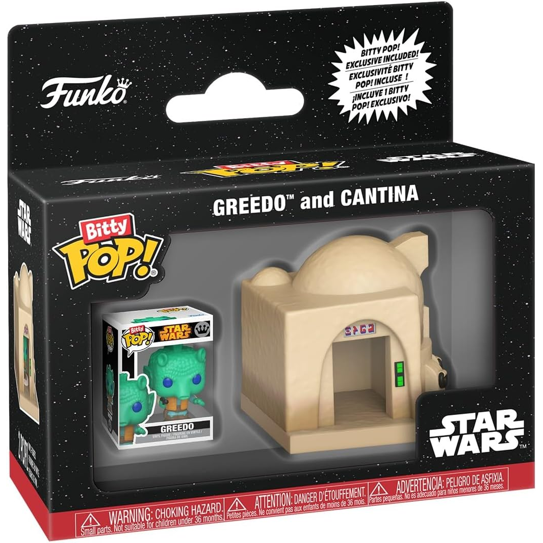 Funko Bitty Pop! Star Wars: Greedo And Cantina - Mini Figure 4 cm
