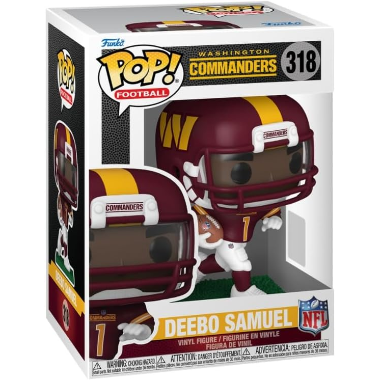 Funko Pop! Football Washington Commanders NFL (318) Deebo Samuel Figure 9cm