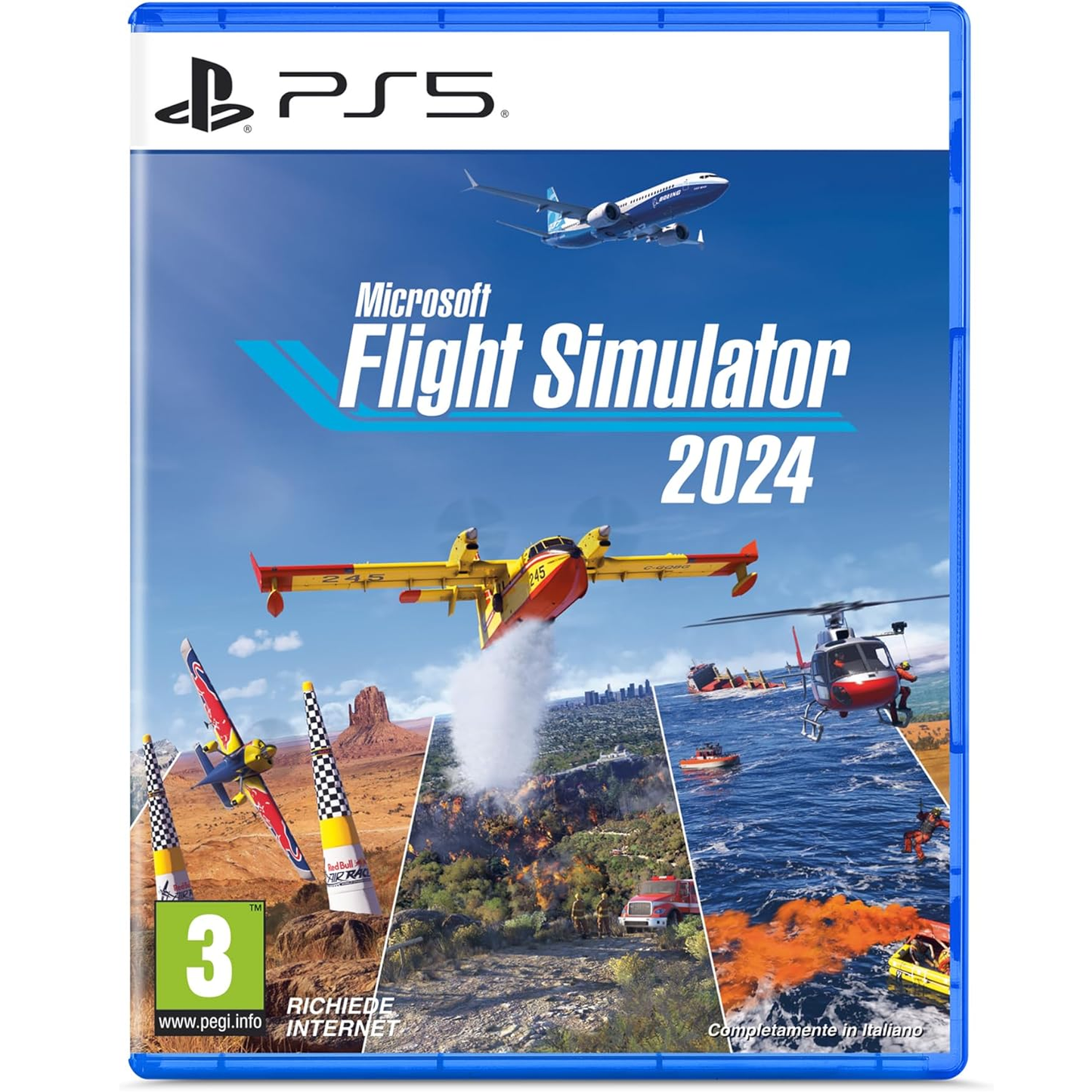 Microsoft Flight Simulator 2024 Ps5 Gioco Playstation 5 PAL Ita Nuovo Sigillato