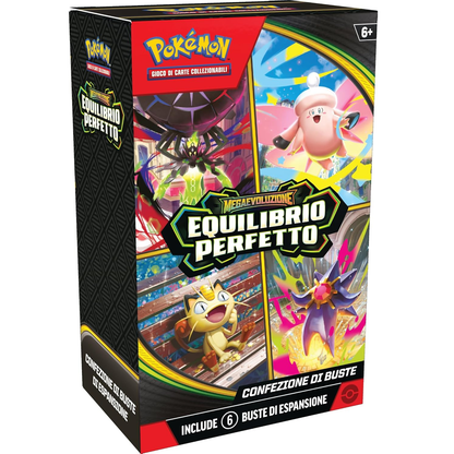 Pokémon GCC: Megaevoluzione Equilibrio Perfetto - Box 6 Busta Di Espansione