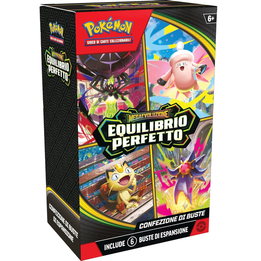 Pokémon GCC: Megaevoluzione Equilibrio Perfetto - Box 6 Busta Di Espansione
