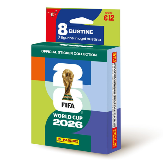 Panini Calciatori Fifa World Cup 2026: Ecoblister da 8 Bustine da 7 Figurine