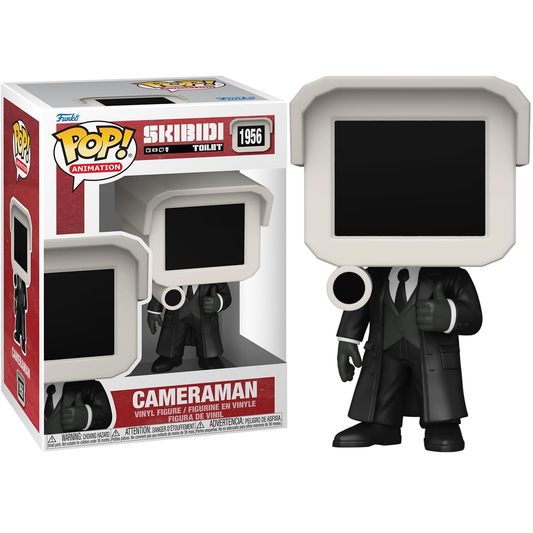 Funko Pop! Animation: Skibidi Toilet (1956) Cameraman (Meme) Vinyl Figure 9cm