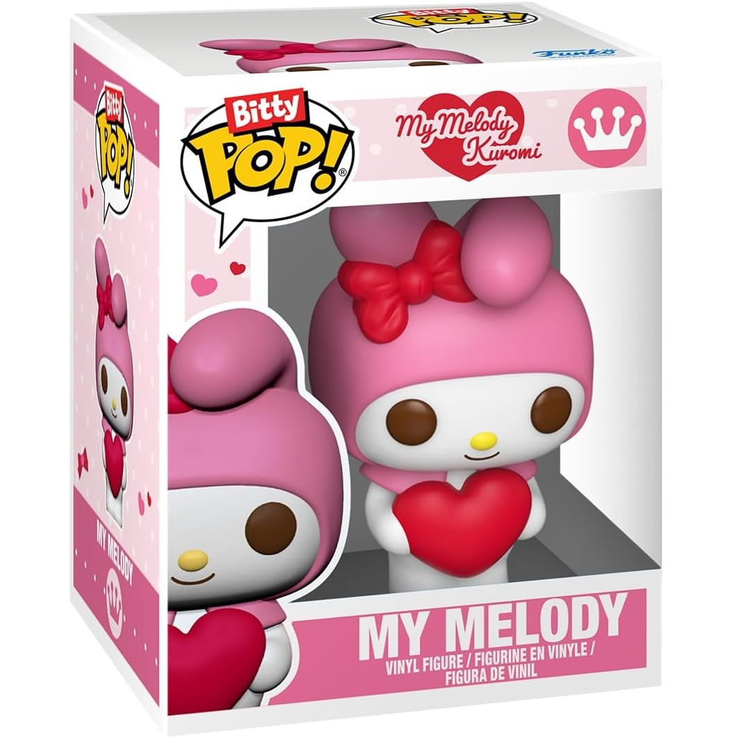 Funko Bitty Pop! Bouquet Hello Kitty - My Melody and Kuromi (3pz) San Valentino