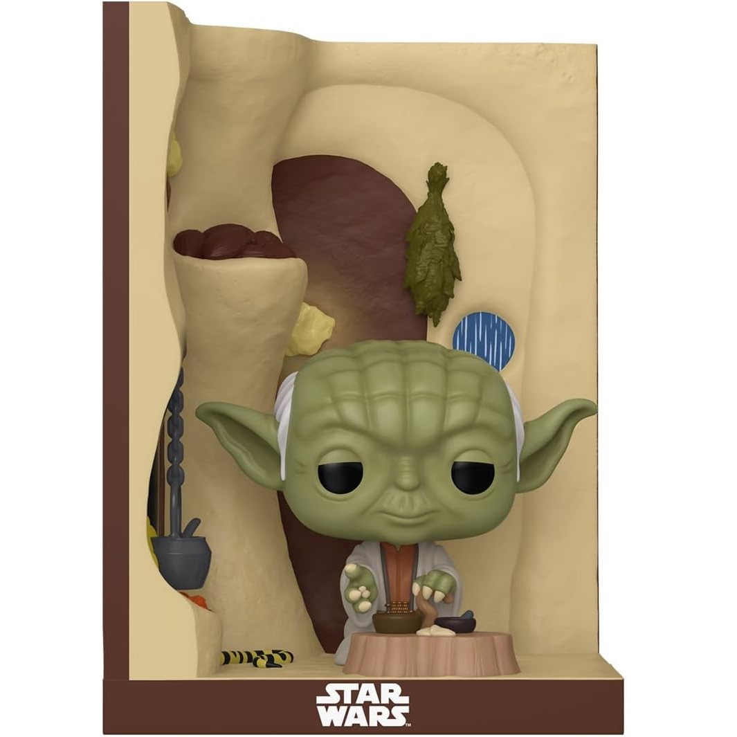 Funko Pop! Nooks Star Wars: Yoda In His Hut Bobblehead - Vinyl Figure 9cm