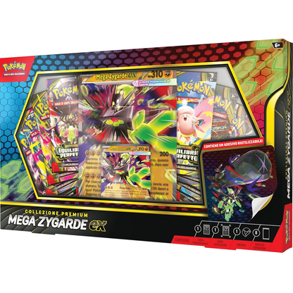 Pokémon GCC: Collezione Premium Mega Zygarde EX - 8 Buste Di Espansione