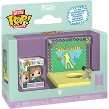 Funko Bitty Pop! Stages BTS: V (Dynamite) Mini Vinyl Figure 3cm Da Collezione