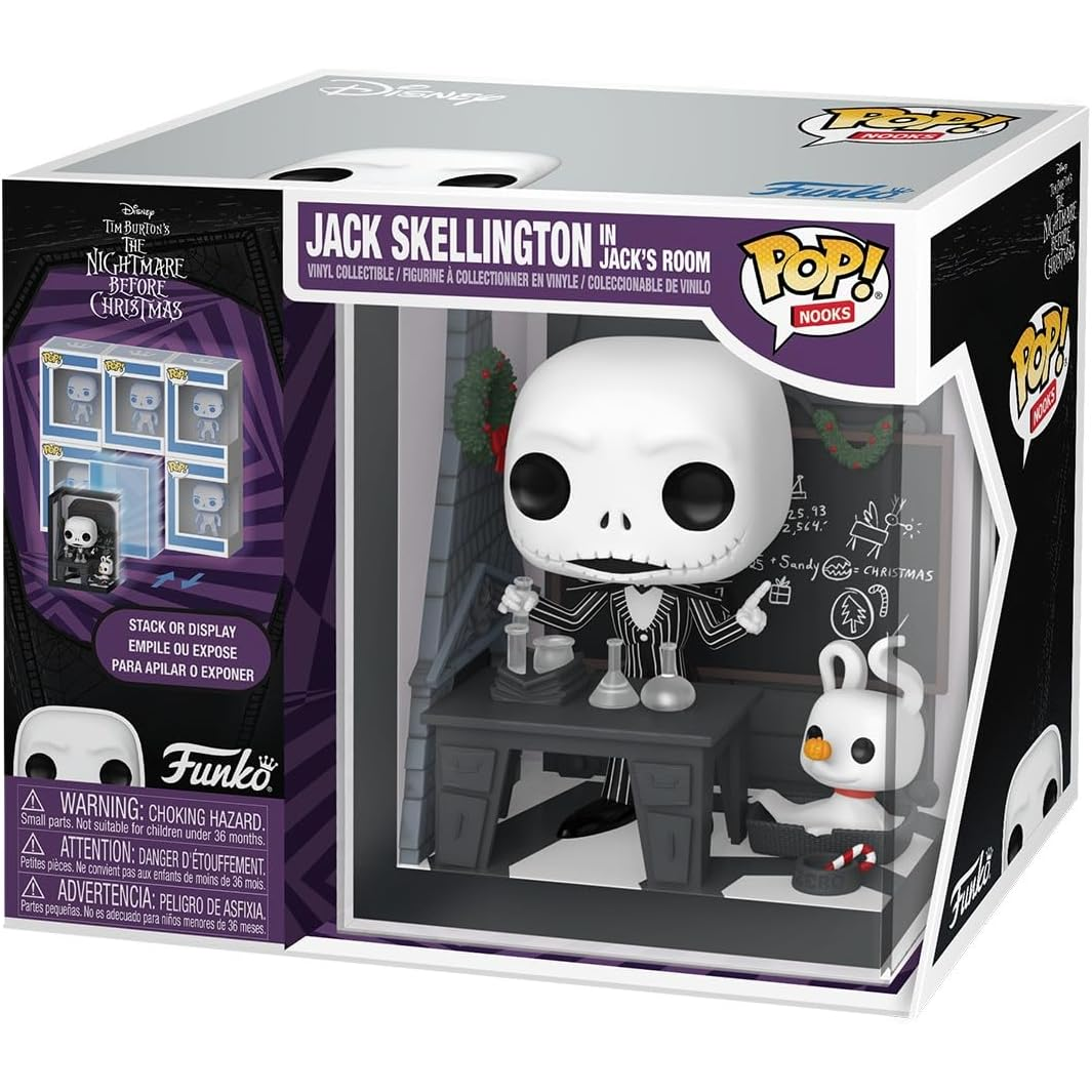 Funko Pop! Nooks Disney The Nightmare Before Christmas: Jack Skellington in Jack's Room - NBC Figure 9cm