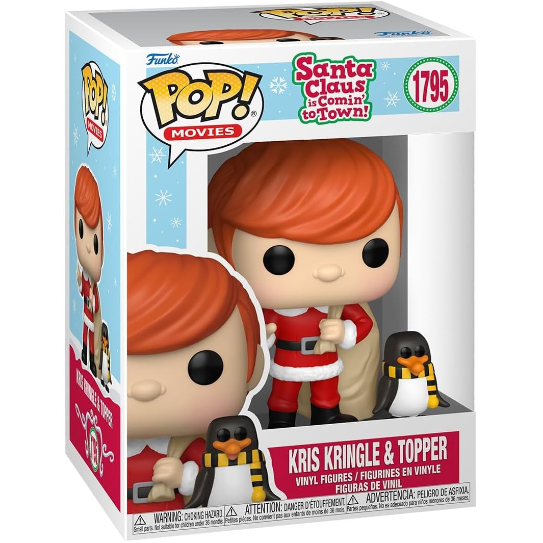 Funko Pop! Movies Santa Claus Is Comin' To Town (1795) Kris Kringle & Topper 9cm