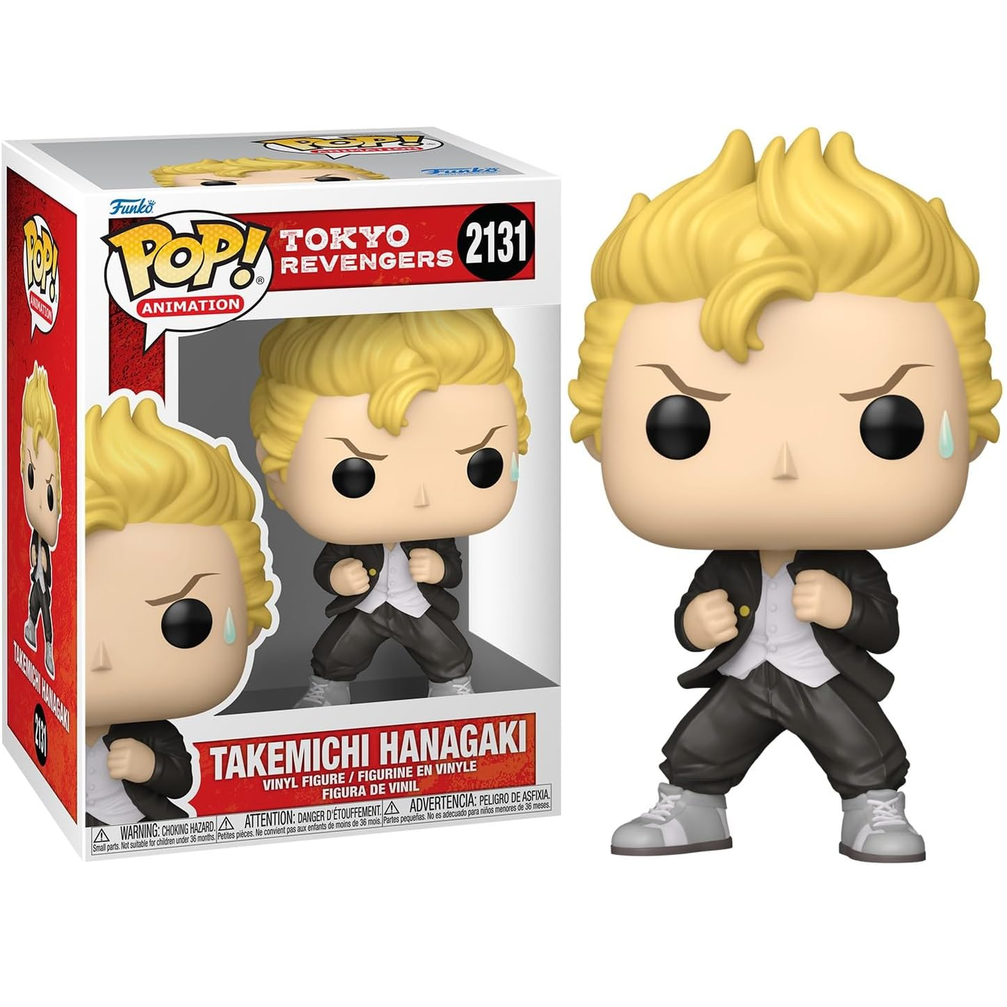 Funko Pop! Animation Tokyo Revengers (2131) Takemichi Hanagaki - Vinyl Figure 9cm