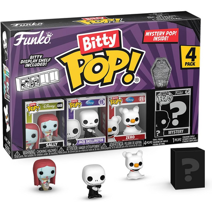 Funko Bitty Pop! The Nightmare Before Christmas (4 Pack) - Mini figure 2cm