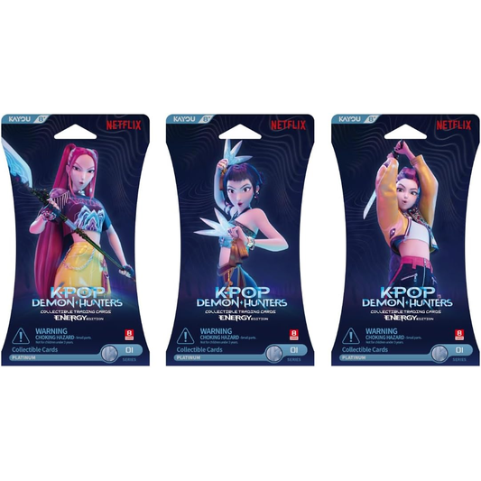 Kayou - K-Pop Demon Hunters – Collectible Trading Cards Espositore Energy Edition 001 Serie 1-A Booster Box (12 Pack) Carte da Collezione Inglese