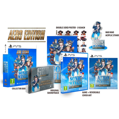 Sonic Wings Reunion Collector's Edition Ps5 Videogioco Multilingua Playstation 5