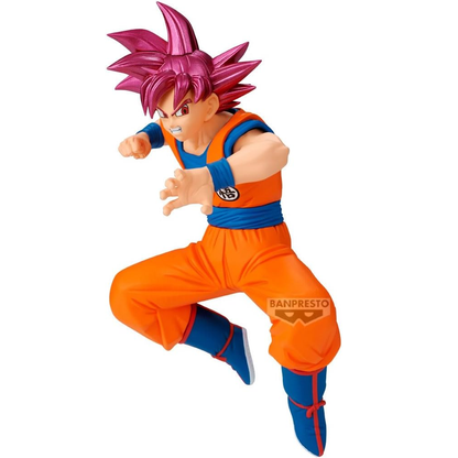 Bandai Banpresto Dragon Ball Super: Goku Super Saiyan God Statua Da Collezione - Match Makers Figure 12cm PVC