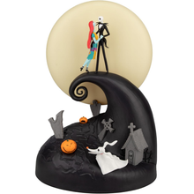Paladone The Nightmare Before Christmas Jack & Sally Lampada Diorama 30cm - Luce Calda e Fredda