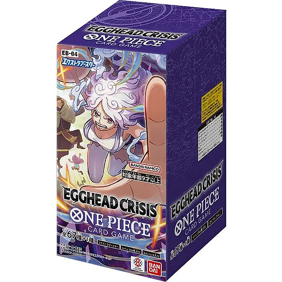 Bandai One Piece JPN Egghead Crisis EB-04 Box 24 Buste TCG Card (Giapponese)