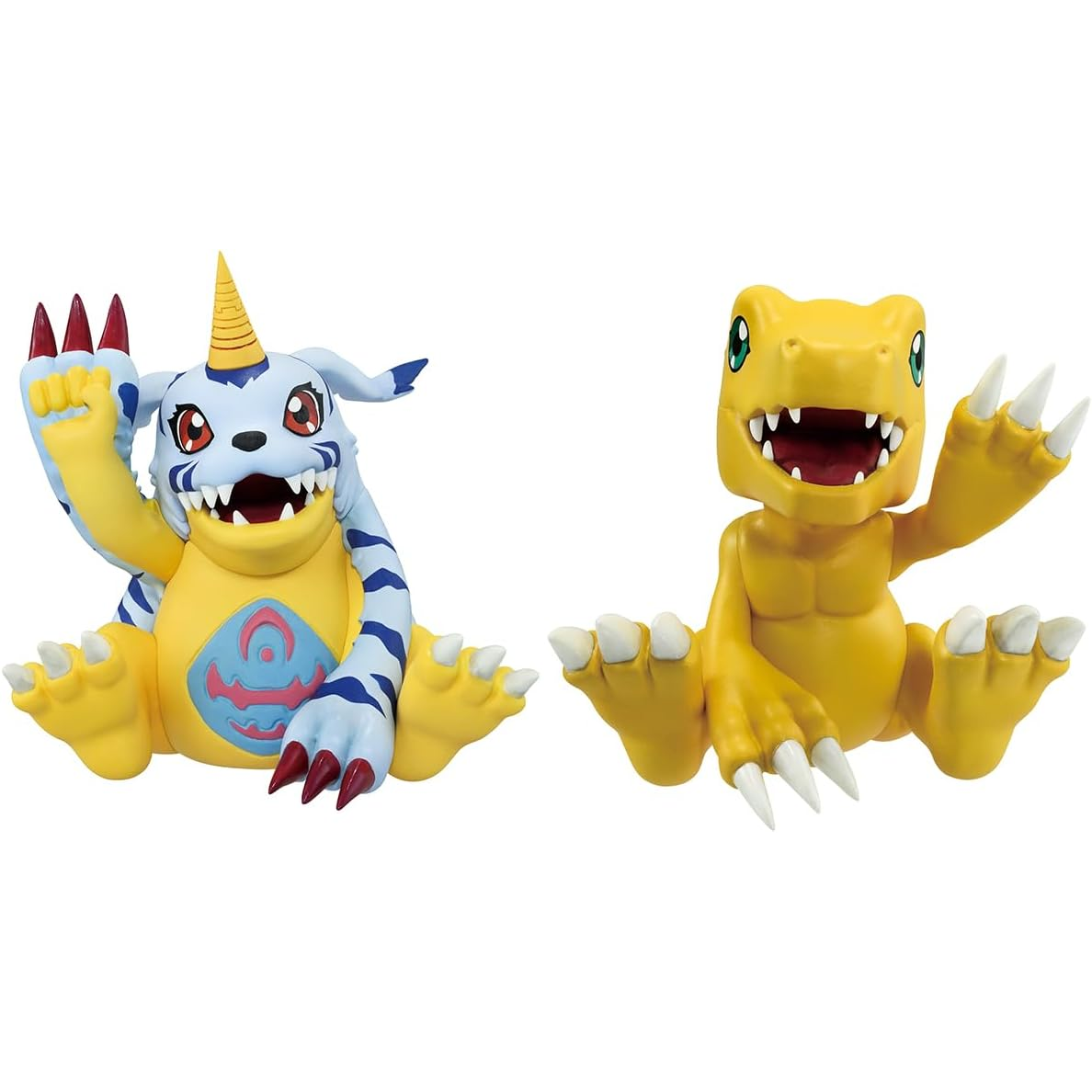 Bandai Ichibansho Digimon: Agumon & Gabumon (Clash of Light and Darkness) Figure 7cm PVC