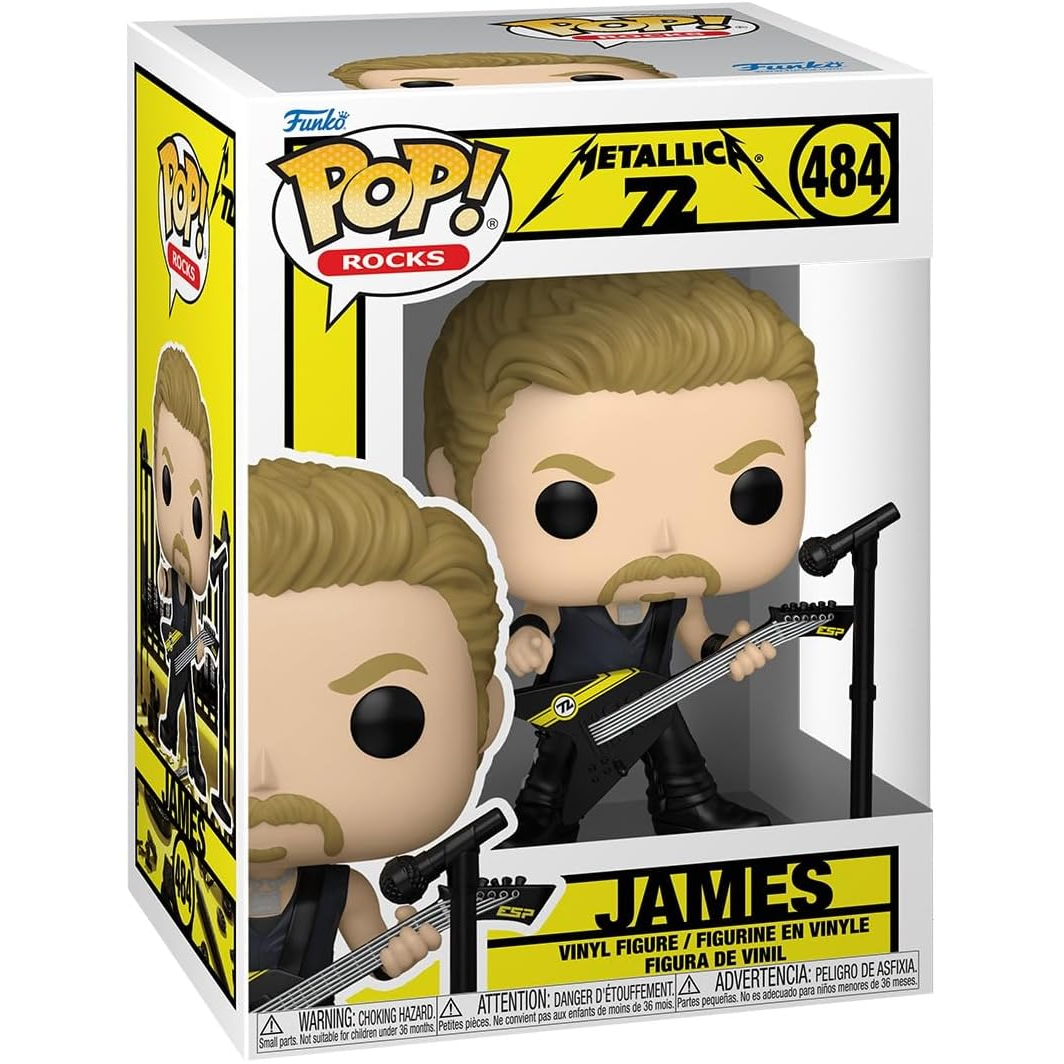 Funko Pop! Rocks Metallica 72 Season - (484) James Hetfieldl Figure 9cm