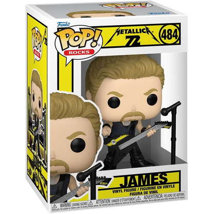 Funko Pop! Rocks Metallica 72 Season - (484) James Hetfieldl Figure 9cm