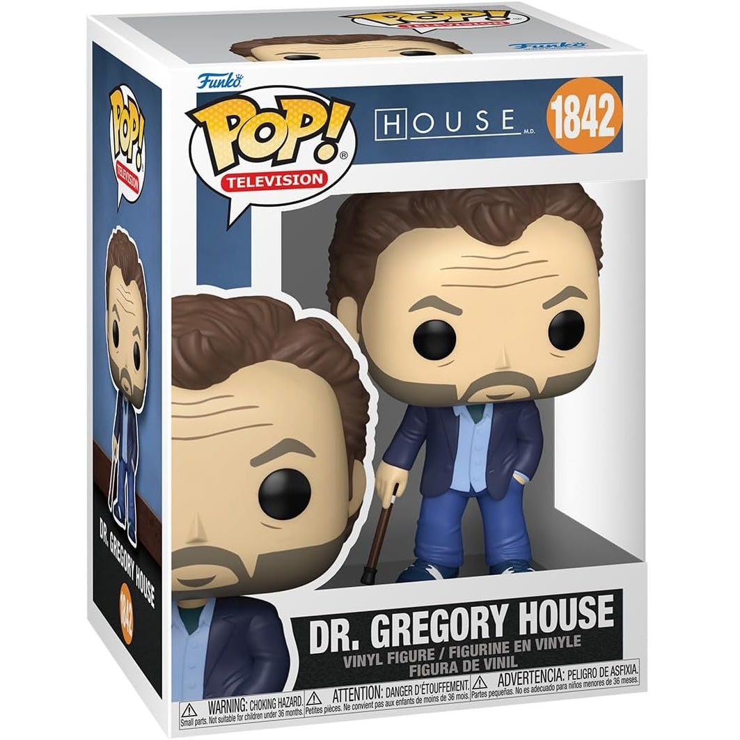 Funko Pop! Television Dr. House (1842) Dr. Gregory House - Vinyl Figure 9cm