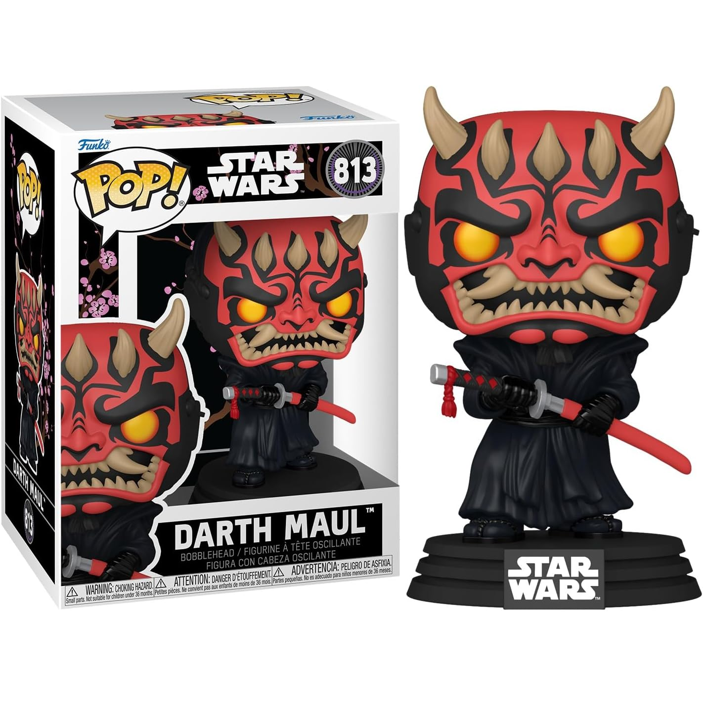 Funko Pop! Star Wars (813) Darth Maul (Impressions) Bobblehead Vinyl Figure 9cm