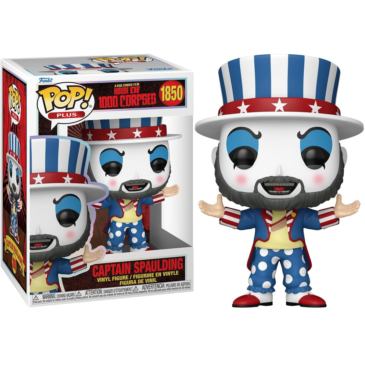 Funko Pop! Plus House Of 1000 Corpses (1850) Captain Spaulding - Vinyl Figure 9cm
