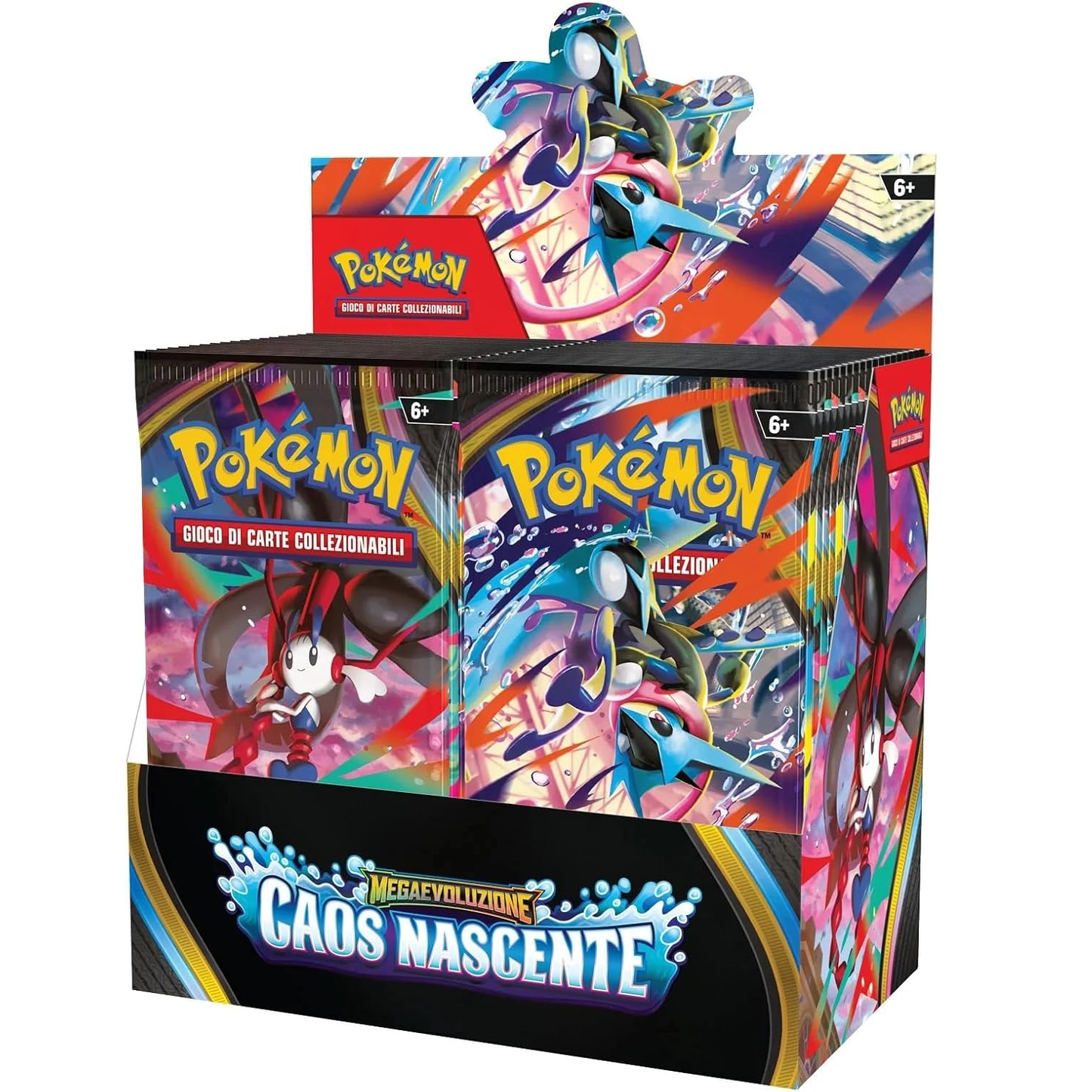 Pokémon: Box Display 36 Buste Megaevoluzione - Caos Nascente GCC (Edizione Italiana)
