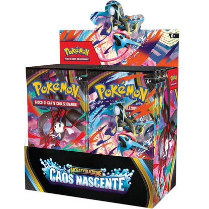 Pokémon: Box Display 36 Buste Megaevoluzione - Caos Nascente GCC (Edizione Italiana)