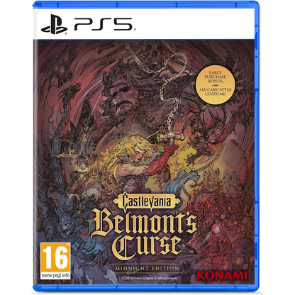 Castlevania: Belmont's Curse Midnight Edition Ps5 Videogioco Playstation 5 Italiano