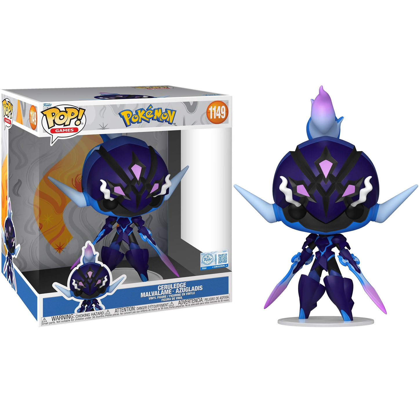 Funko Pop! Games: Pokémon (1149) Ceruledge (Special Edition) Vinyl Figure 25cm