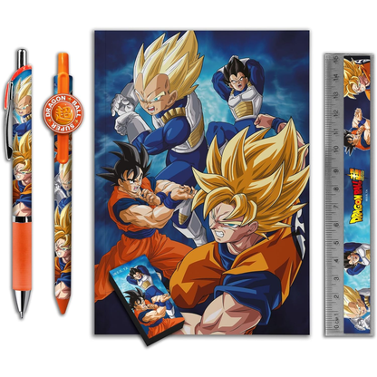 Dragon Ball Super: Scatola Regalo Set Di Cancelleria A Tema Goku e Vegeta