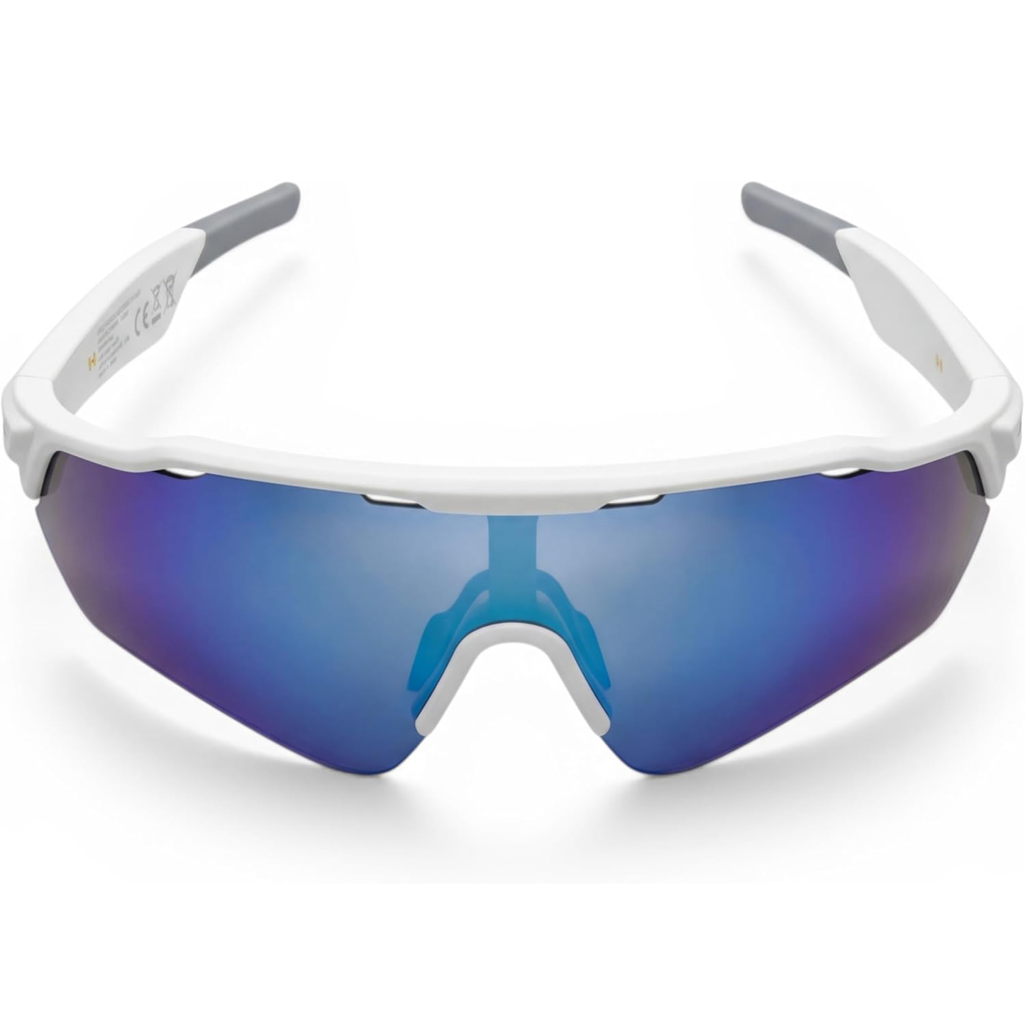 Nilox Occhiali Smart Sportivi SOPRAPIS con Audio Open-Ear, Altoparlanti Integrati, Controllo Vocale Siri e Google, Lenti con Filtro Luce Blu, Design Ergonomico e Resistente IPX5