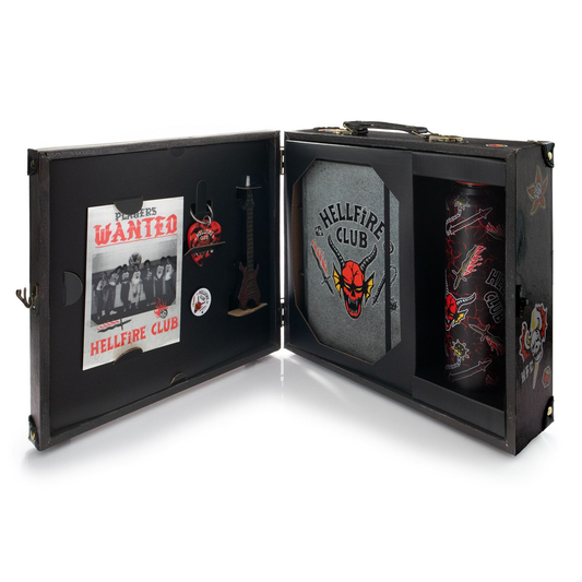 Scifi Planet Set Regalo Premium Di Stranger Things 4 (Hellfire Club) Valigia Gift