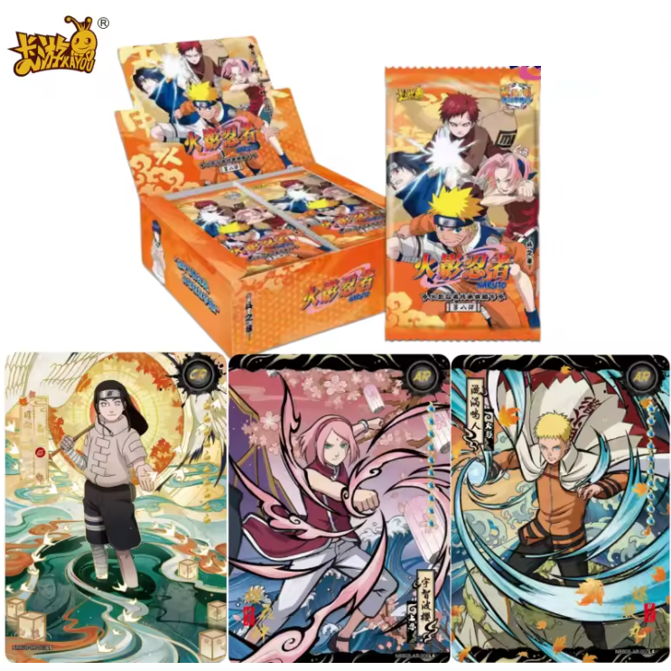 Kayou Naruto Tier 2 Wave 8 Booster Box Display 30 Bustine Carte Collezionabili