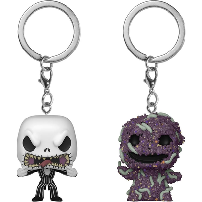 Funko Pop! Pocket Keychain 2 pack The Nightmare Before Christmas - Jack Skellington & Oogie Boogie Vinyl Figure 4cm