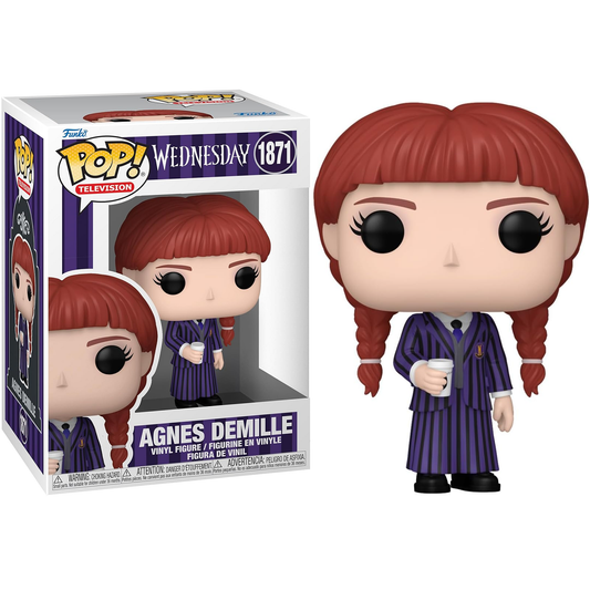 Funko Pop! Television: Wednesday (1871) Agnes DeMille - Vinyl Figure 9cm