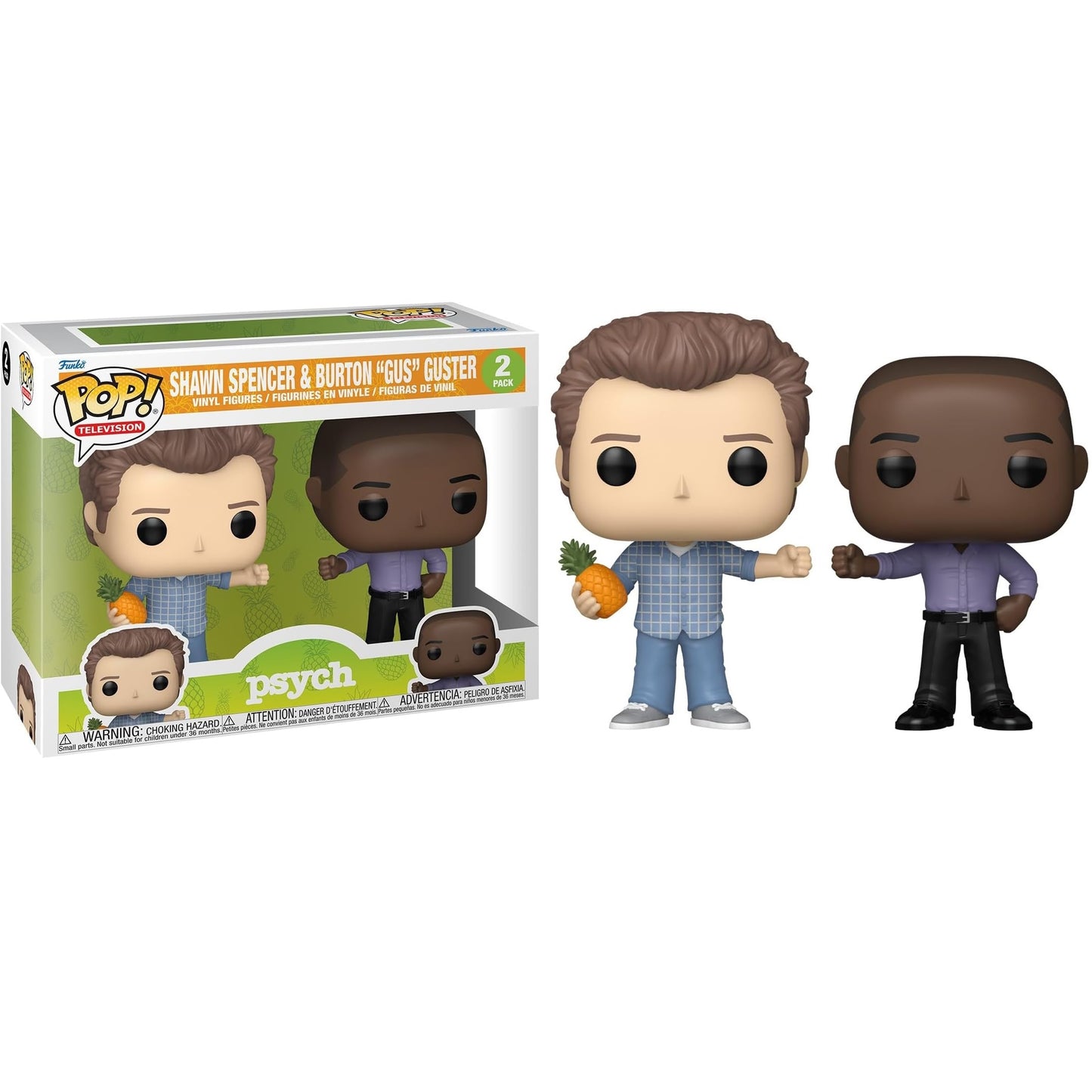 Funko Pop! Television Psych (2 Pack) Shawn Spencer & Burton "Gus" Guster