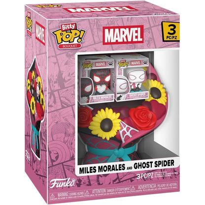 Funko Bitty Pop! Bouquet Marvel - Miles Morales and Ghost Spider (3pz) San Valentino