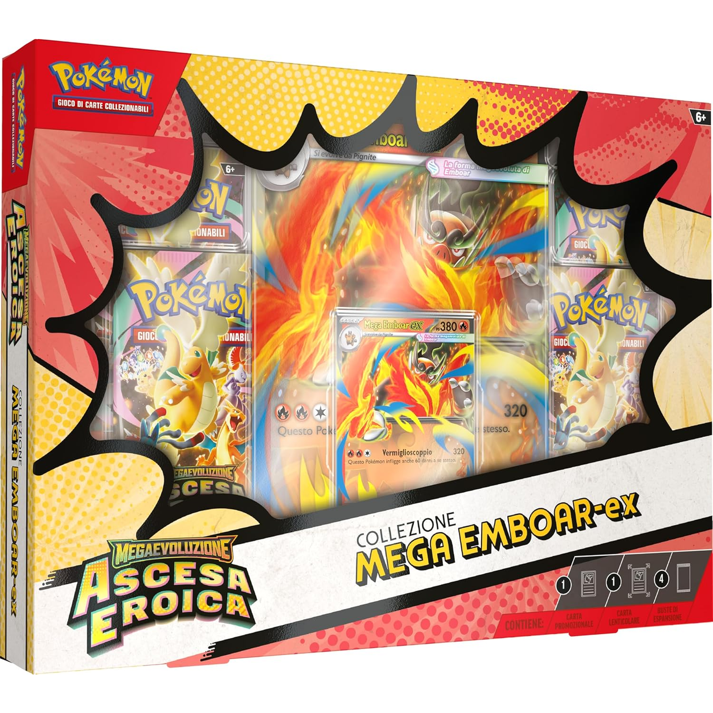 Pokémon GCC: Megaevoluzione Ascesa Eroica - Collezione Mega Emboar-Ex