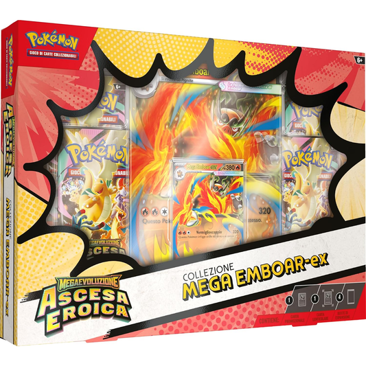 Pokémon GCC: Megaevoluzione Ascesa Eroica - Collezione Mega Emboar-Ex