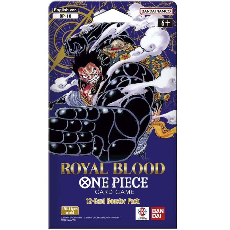 Bandai One Piece OP-10 Royal Blood - 12 Card Booster Pack TCG Card (Inglese)