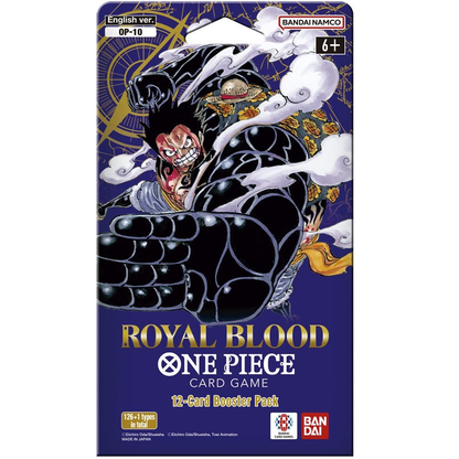 Bandai One Piece OP-10 Royal Blood - 12 Card Booster Pack TCG Card (Inglese)