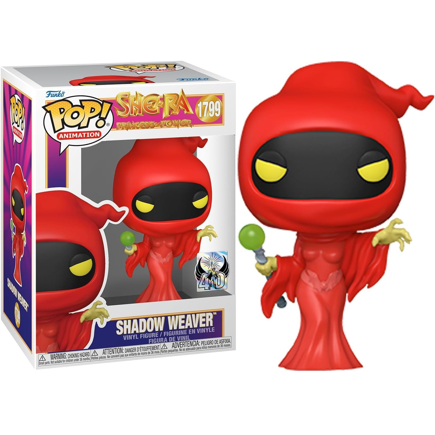 Funko Pop! Animation She-Ra Princess Of Power (1799) Shadow Weaver - Vinyl Figure 9cm