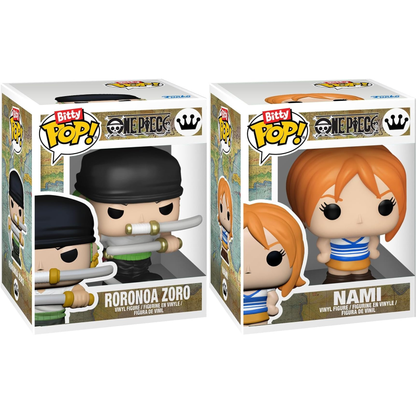 Funko Bitty Pop! Display One Piece: Going Merry + 2 Mini Vinyl Figure (Zoro e Nami)