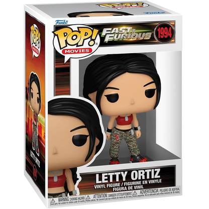 Funko Pop! Movies: Fast & Furious - (1994) Letty Ortiz Vinyl Figure 9cm