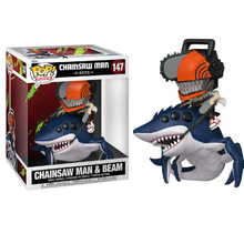Funko Pop! Rides: Chainsaw Man The Movie Reze Arc (147) Chainsaw Man & Beam - Vinyl Figure 17cm