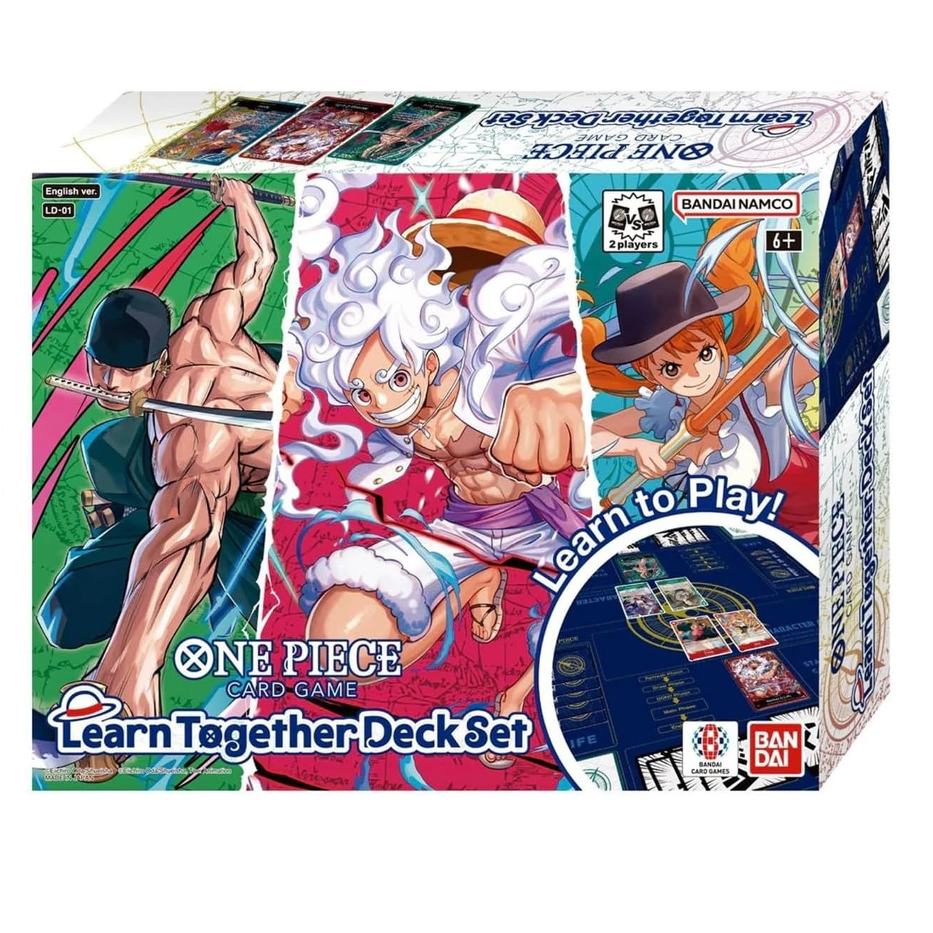 Bandai - One Piece Card Game Collection - Learn Toghether DeckSet Edition - Game ENG CCG TCG