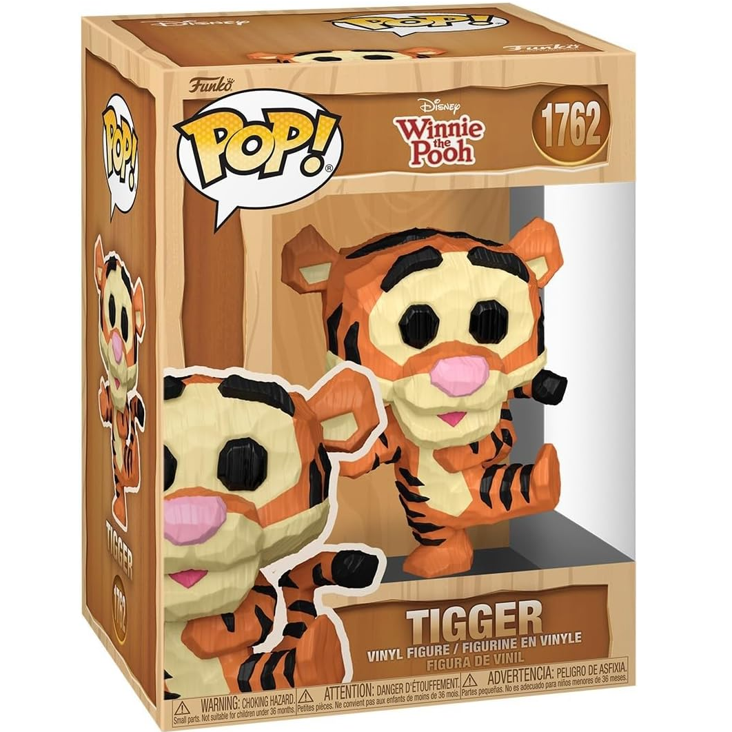 Funko Pop ! Disney Winnie The Pooh - (1762) Tigger (Whittled) Vinyl Figure Tigro 9Cm